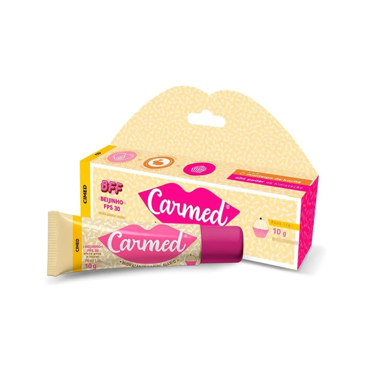 Hidratante Labial Carmed Bff Beijinho 10g