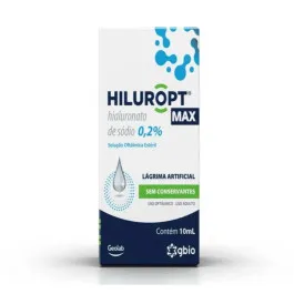 Hiluropt Max 0,2% Gbio Solução Oftálmica 10ml