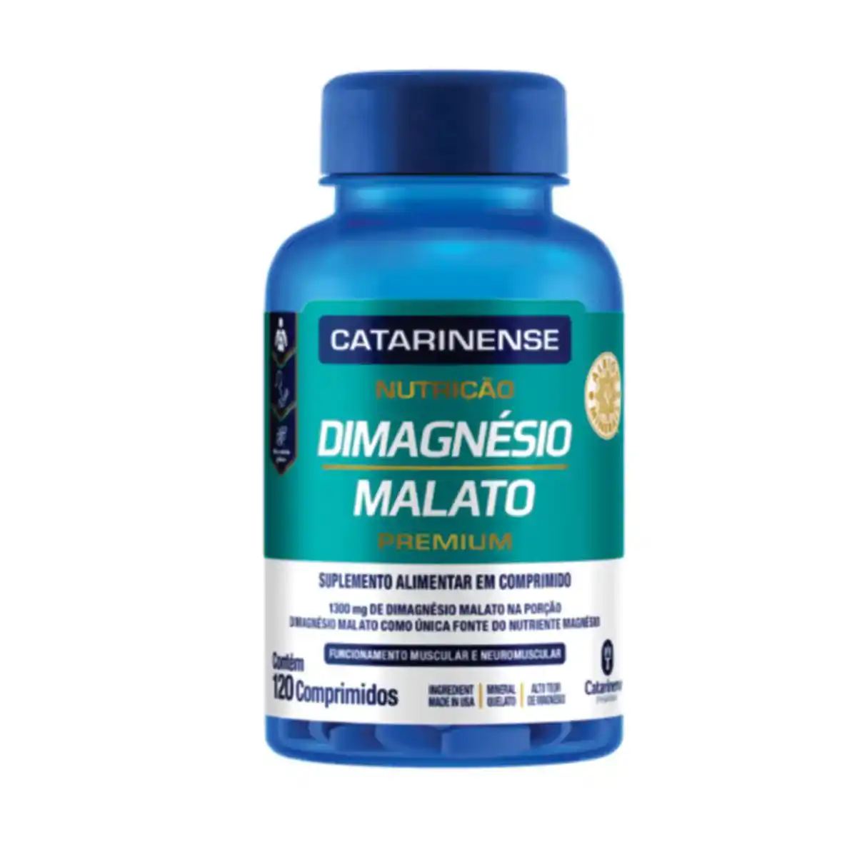 Dimagnésio Malato Premium Catarinense 120 Comprimidos