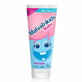 Creme Dental Infantil Malvatrikids Baby Anticárie Tutti-Frutti 70g