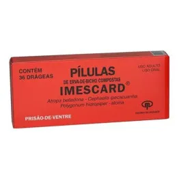 Pílulas Imescard 36 Drágeas - Osório de Moraes