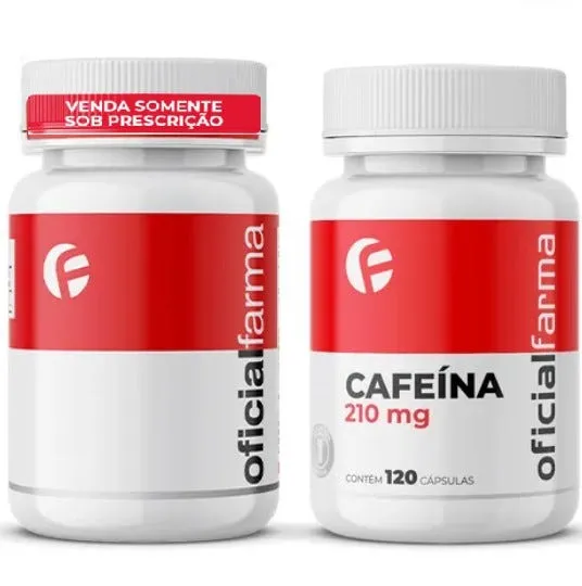 Ioimbina 5Mg 60 Doses + Cafeína 210Mg 120 Cápsulas