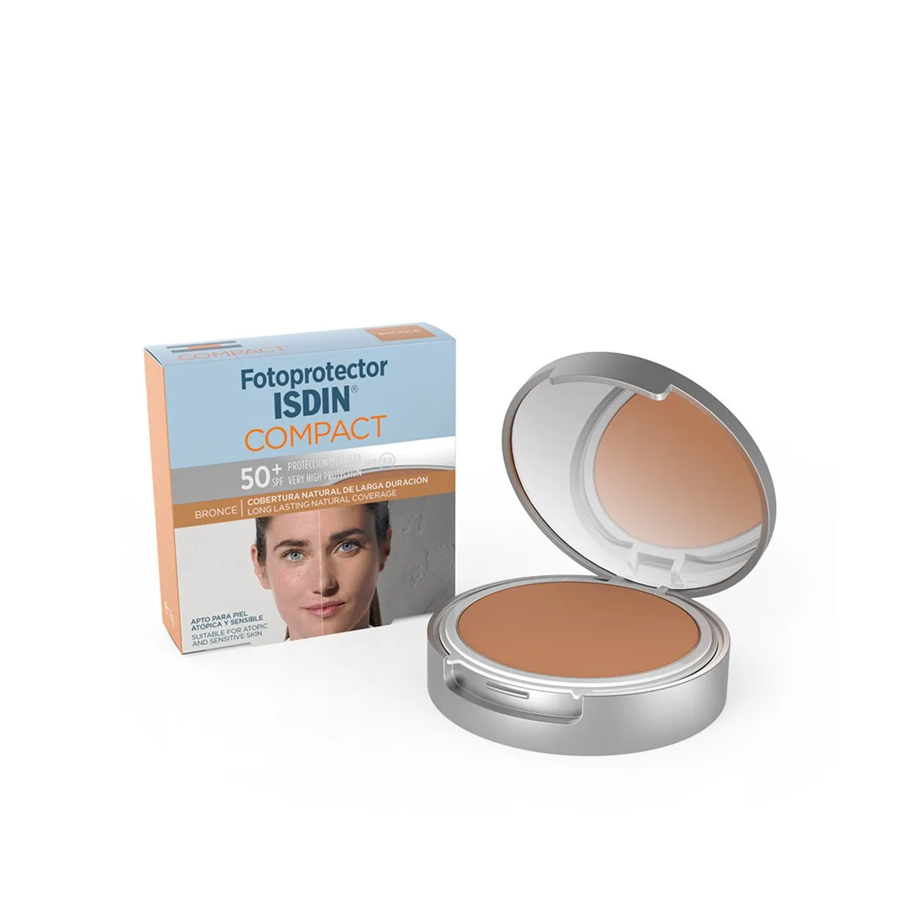 ISDIN Fotoprotetor Compacto FPS50+ Cor Bronze 10g Brasil
