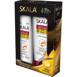 Kit Shampoo Skala Restauracao 12 em 1 + Condicionador 325ml