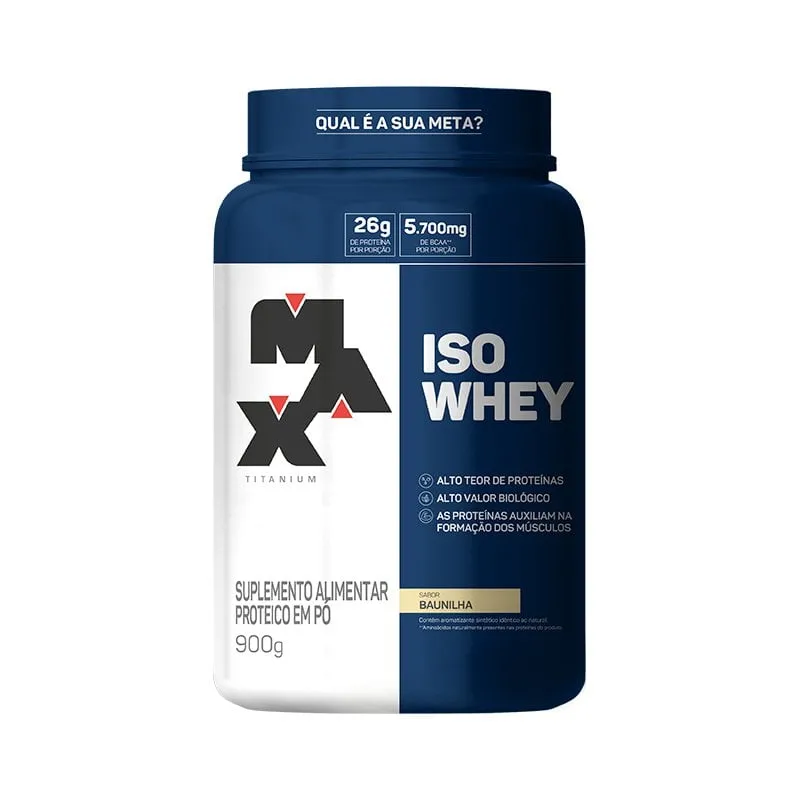 Iso Whey 900g Baunilha Max Titanium