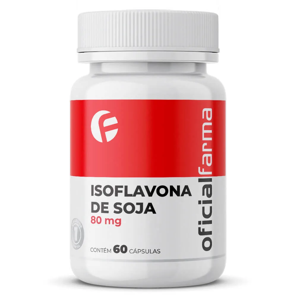 Isoflavona De Soja 80mg 60 Cápsulas