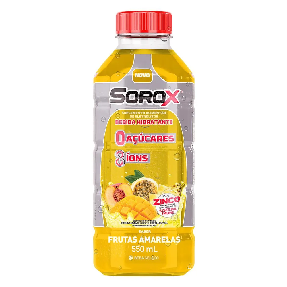 Isotônico Sorox Frutas Amarelas 550ml
