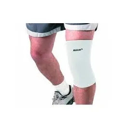 Joelheira Mercur Elástica - Tamanho M - Branca - 1 Unidade