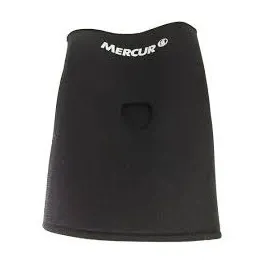 Joelheira Mercur Elástica - Tamanho P - Preta - 1 Par