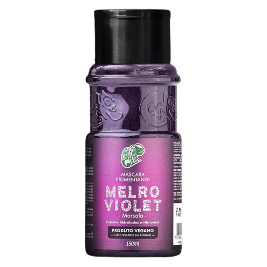 KAMALEÃO MASCARA PIGMENTANTE MELRO VIOLET MARSALA 150ML