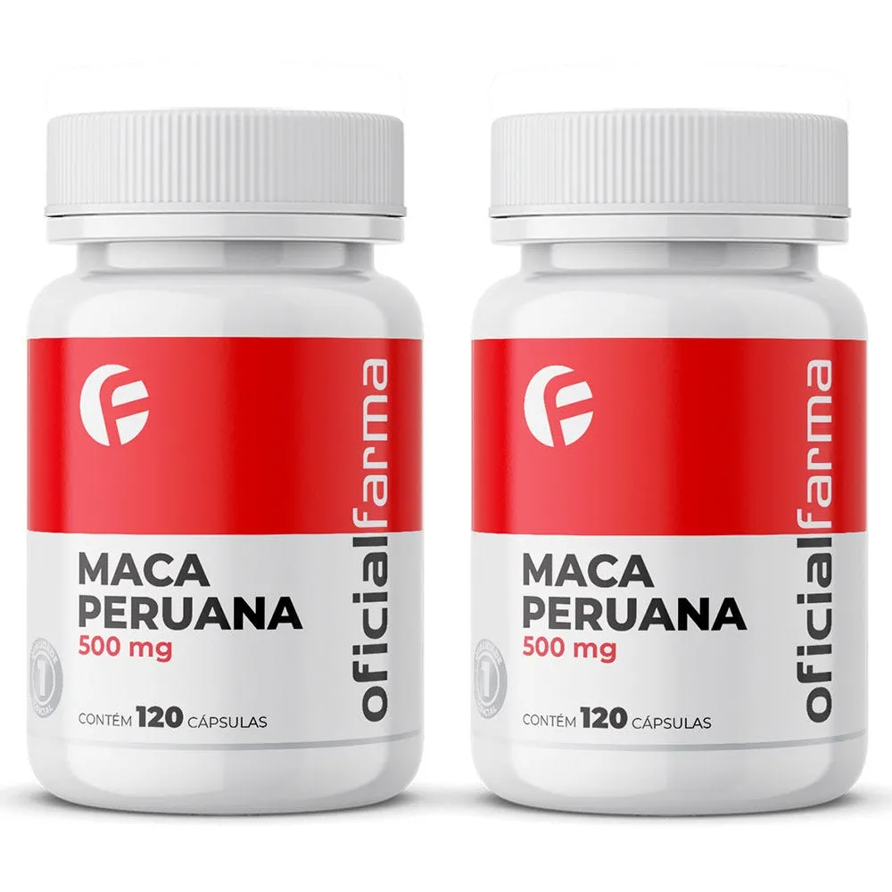 2 Maca Peruana 500mg 120 Cápsulas