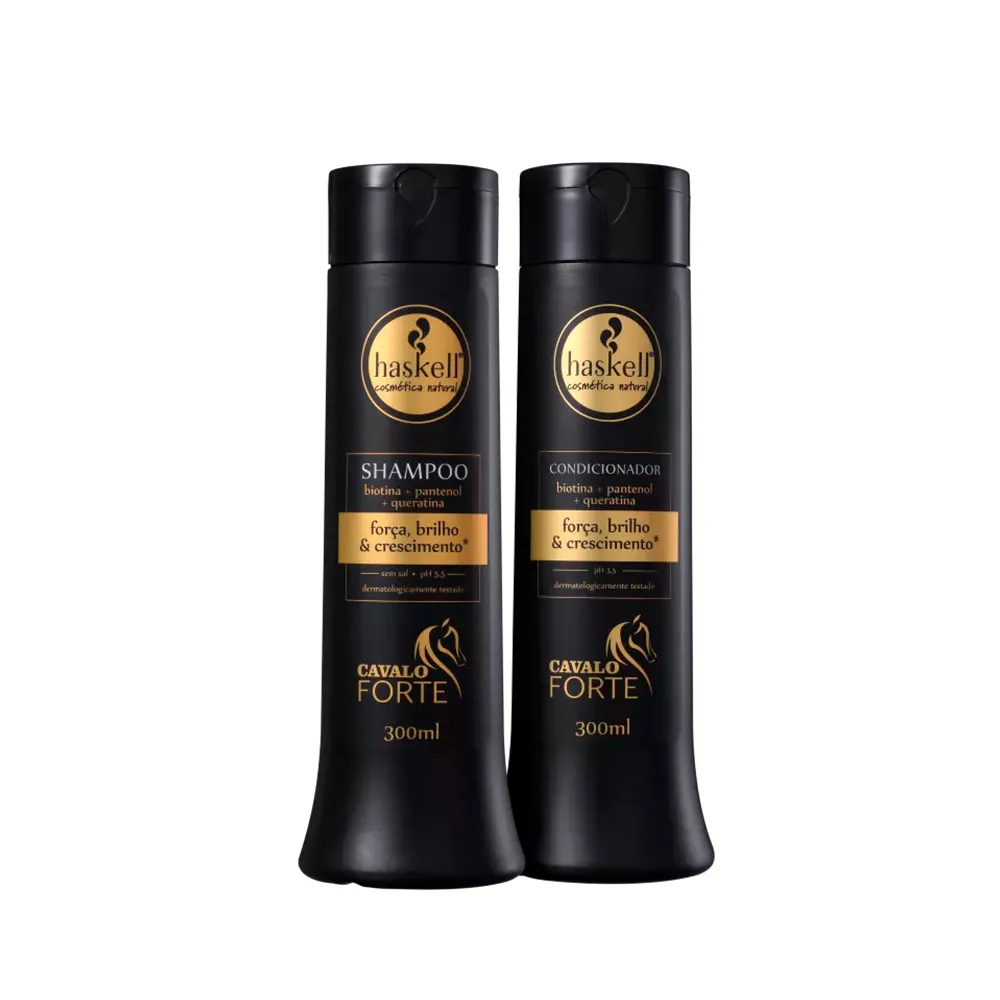Kit Haskell Cavalo Forte Shampoo + Condicionador 300ml