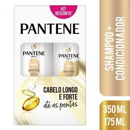 Kit Pantene com Shampoo 350ml + Condicionador 175ml - Hidratação