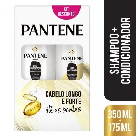Kit Pantene com Shampoo 350ml + Condicionador 175ml - Hidro-Cauterização