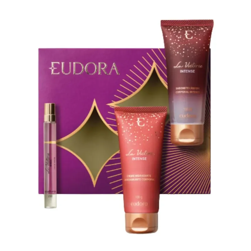 Kit Presente Eudora La Victorie Intense Mini - 3 produtos