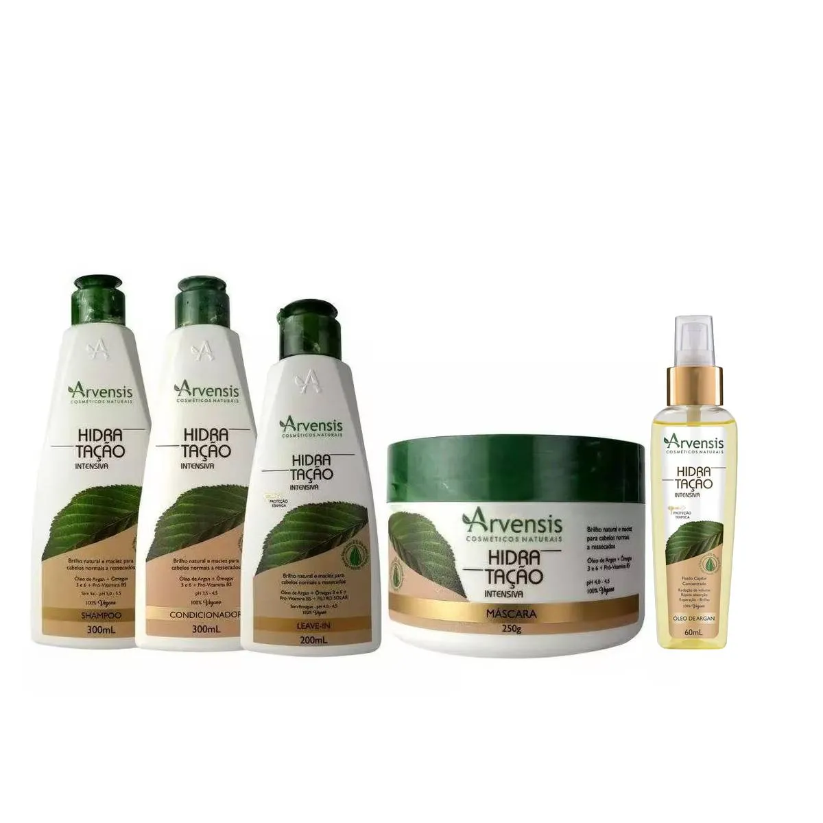 Kit Arvensis Hidratação Intensiva (5 Itens)