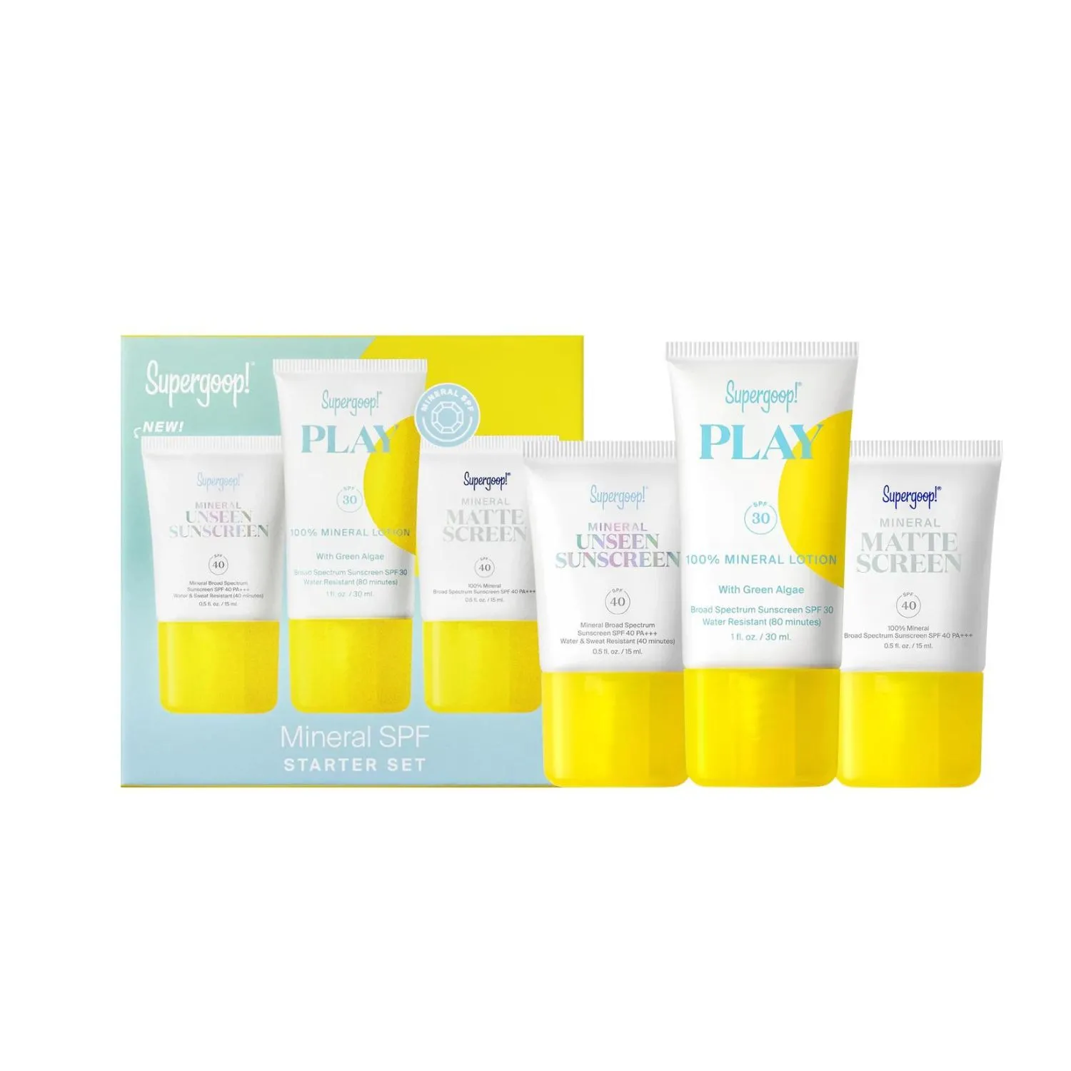 Kit Mineral SPF Starter Set SUPERGOOP!