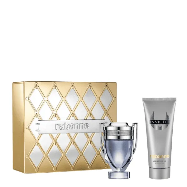 KIT Perfume Masculino Paco Rabanne Invictus (Perfume 50ml + Shower)