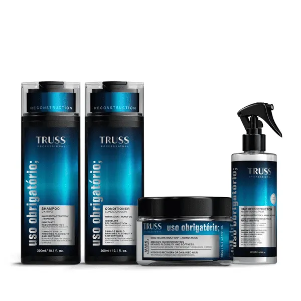 Kit Truss Uso Obrigatorio (shampoo+prot mask+reconstr)