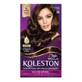 Tintura de Cabelo Koleston 30 Castanho Escuro 1 Unidade
