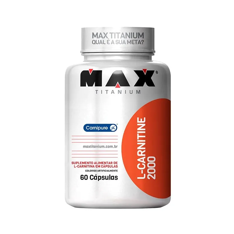L-Carnetine 2000 Max Titanium 60 Cápsulas