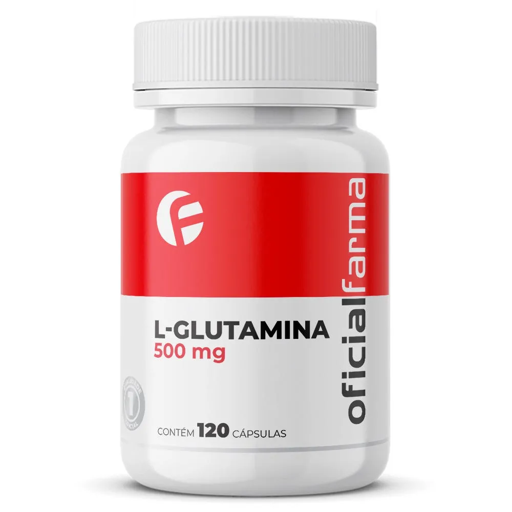 L-Glutamina 500mg 120 Cápsulas