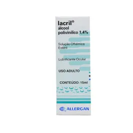 Lacril 15ml - Lubrificante Oftálmico - Allergan