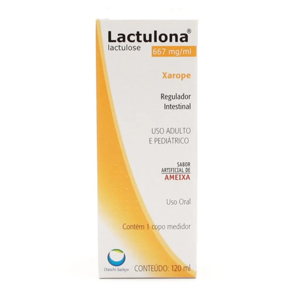 Lactulona 667mg xarope frasco com 120ml sabor ameixa