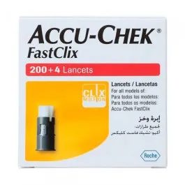 Lancetas Accu-Chek FastiClix 204 Unidades