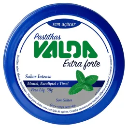 Pastilha Valda Extra Forte - Sem Açúcar 50g