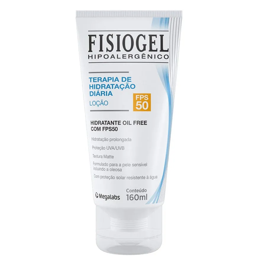 Loção Hidratante Facial Fisiogel Fps50 160ml