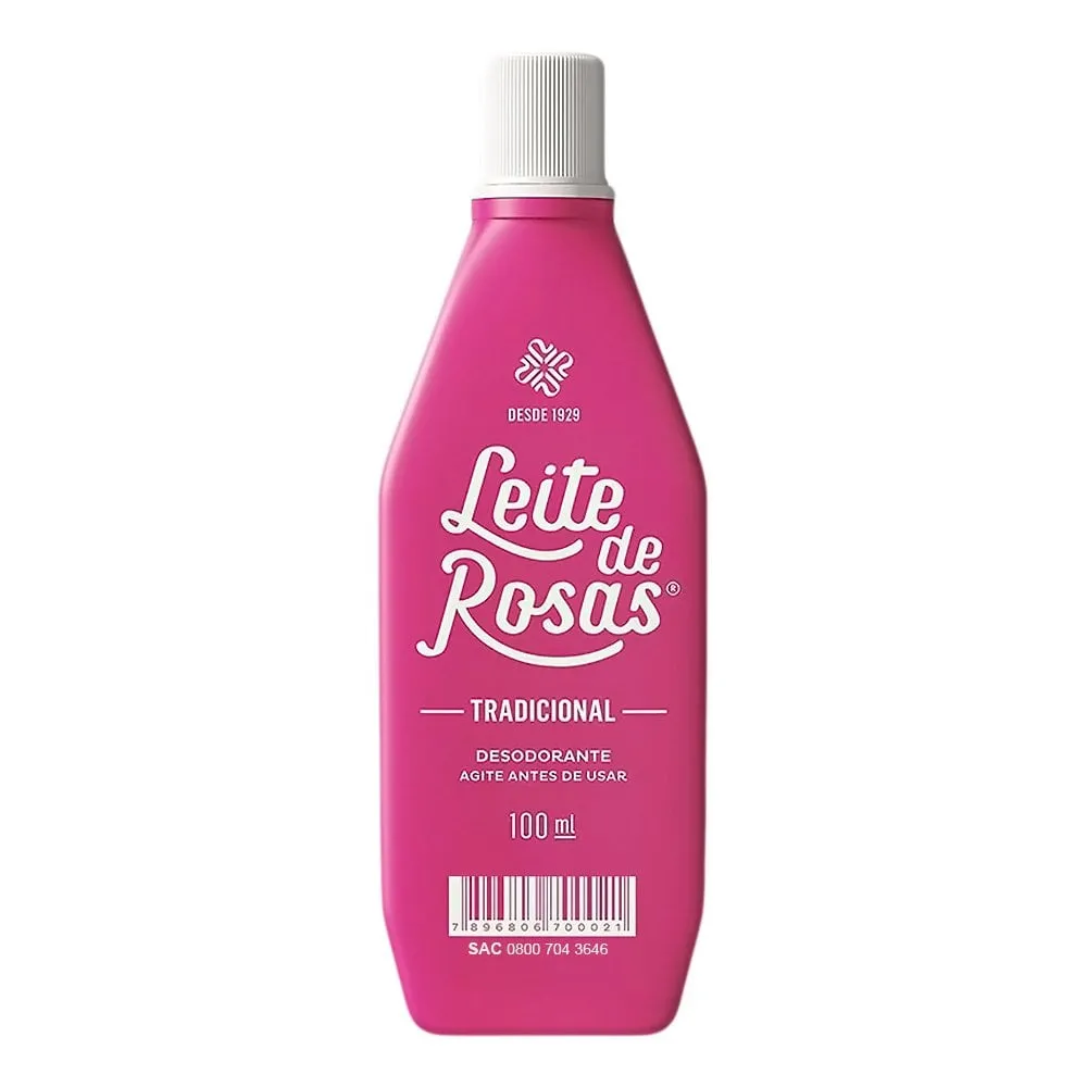 Leite de Rosas Tradicional Com 100ml