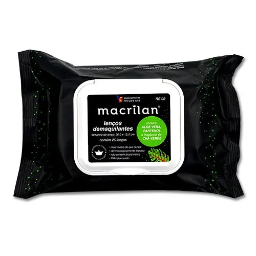 Lenços Demaquilantes RE-02 Macrilan