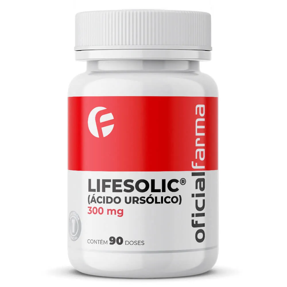 LifeSolic ® (Ácido Ursólico) 300mg 90 Cápsulas