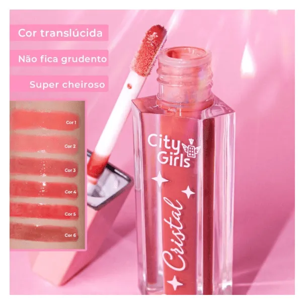 Lip Gloss Cristal City Girls