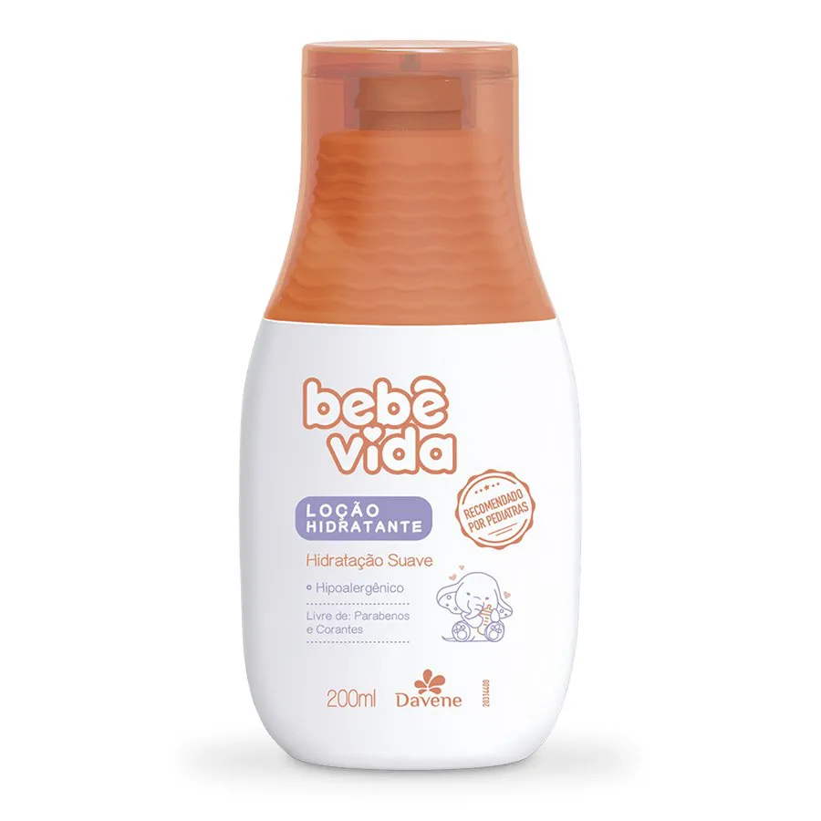 Loção Hidratante Davene Bebê Vida 200ml