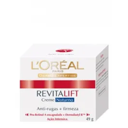 Creme Facial Antirruga L'Oréal Paris Revitalift Noturno Antirrugas + Firmeza 49g