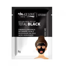 Máscara Facial Peel OFF Max Love Total Black 8g