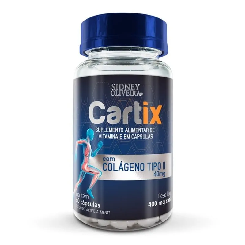 COLÁGENO TIPO II - CARTIX SIDNEY OLIVEIRA 30 CÁPSULASO melhor horário para tomar colágeno costuma ser na parte da noite, logo após o jantar, a última refeição do dia. Segundo especialistas, seus componentes têm melhor absorção pelo organismo durante esse p