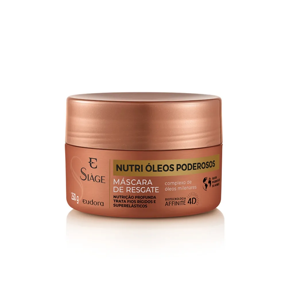 Máscara Capilar Siàge Nutri Óleos Poderosos Com 250g
