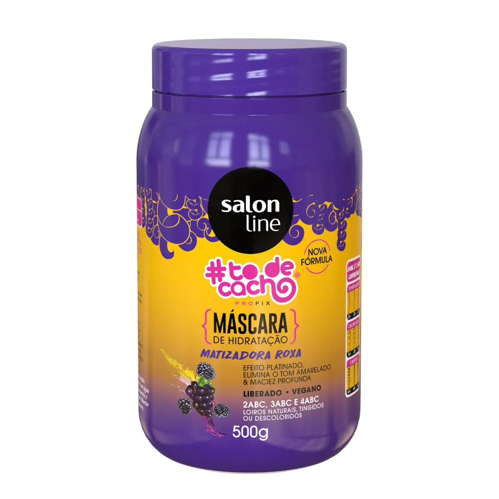 Máscara De Hidratação Capilar Salon Line #Todecachos Matizadora Loiros 500g