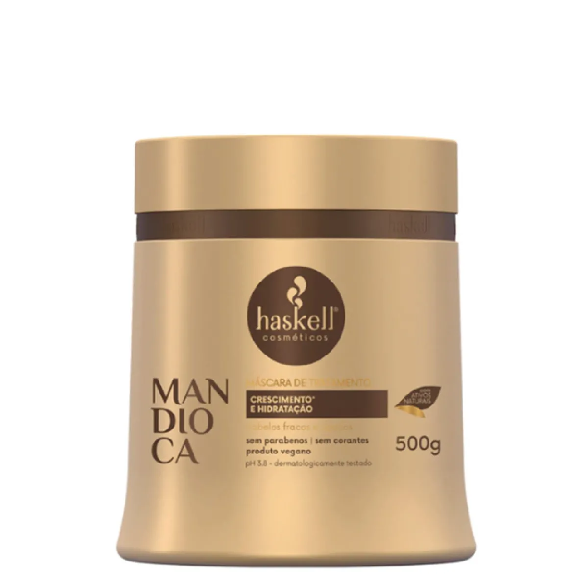 Máscara De Tratamento Capilar Haskell Mandioca 500g