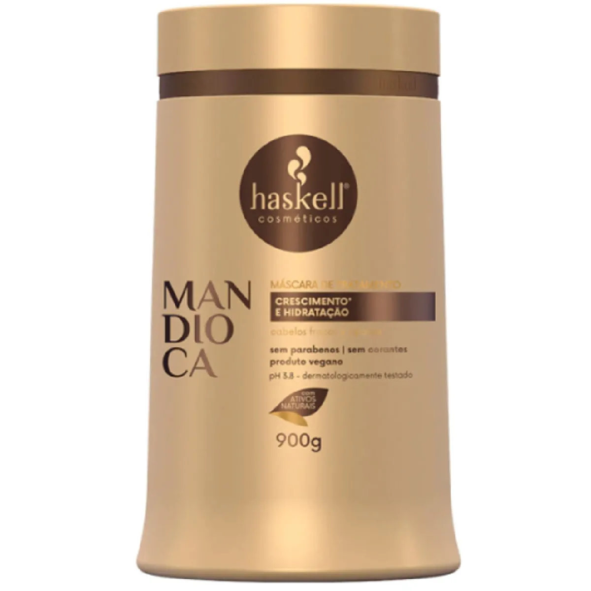 Máscara De Tratamento Capilar Haskell Mandioca 900g