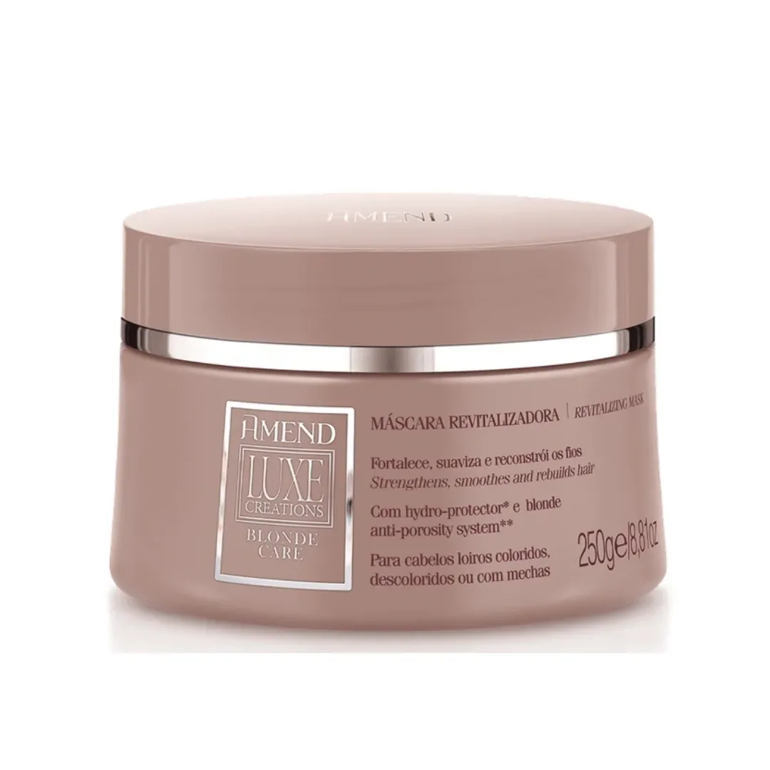 MÁSCARA LUXE CREATIONS BLONDE CARE 250G AMEND