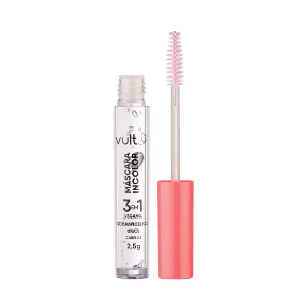Mascara Para Sobrancelhas Incolor 3 em 1 5g Vult
