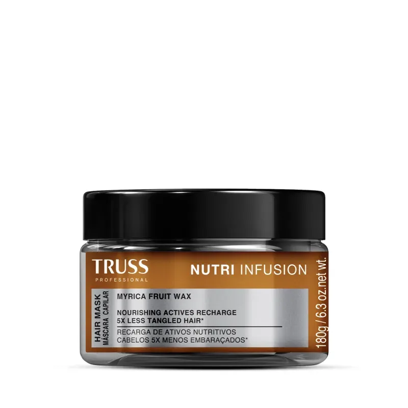 Mascara Truss Nutri Infusion 180g Unika Cosmeticos - Unika Cosméticos