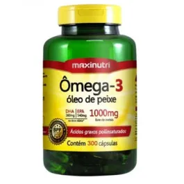 Ômega 3 MaxiNutri 1000mg 300 Cápsulas