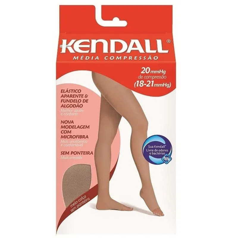 Meia-Calça Kendall 18-21mmHg G, Ponteira Fechada, Mel