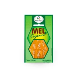 Mel Orgânico Apis Vida - 10 Sachês