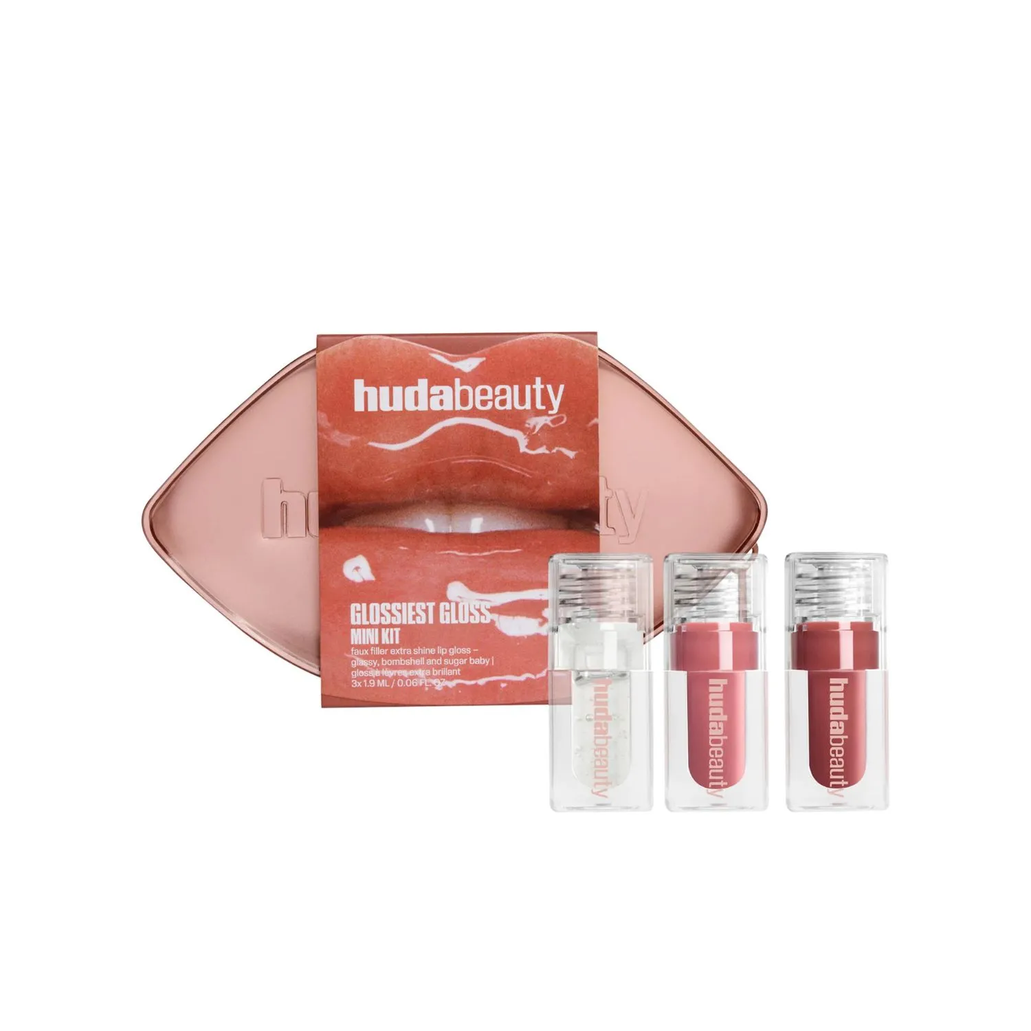 Mini Glossiest Lip Gloss Set HUDA BEAUTY